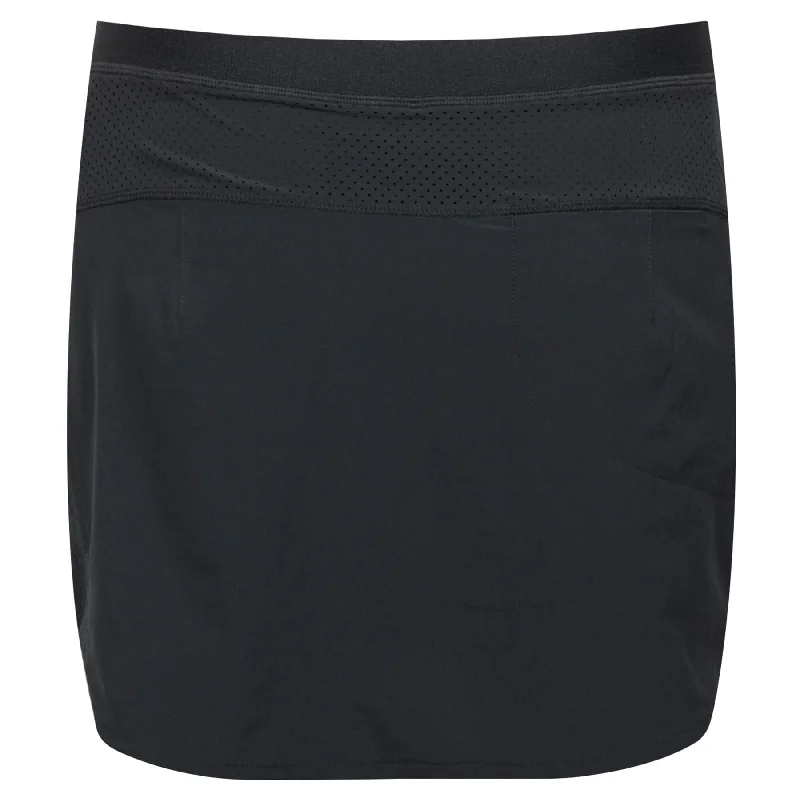 Womens Aim Skort 15" Polo Black - 2024